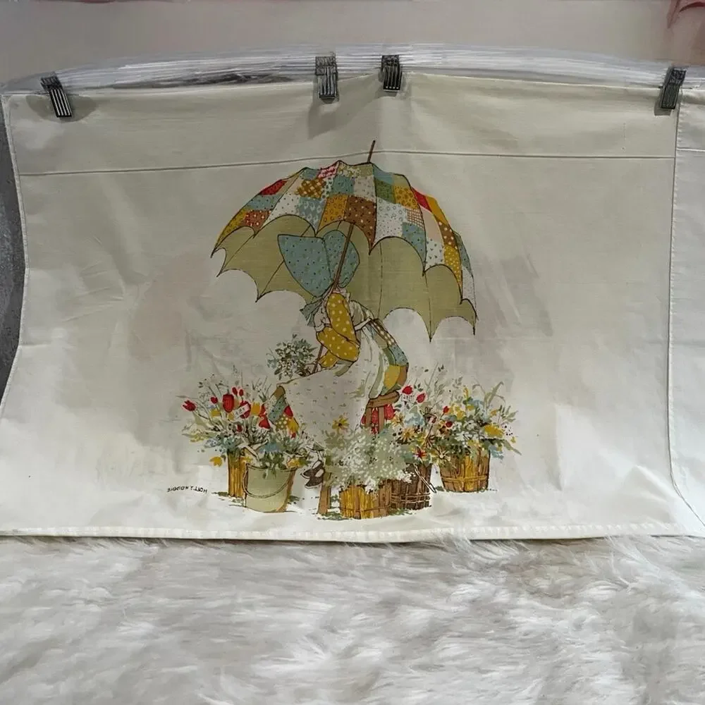 NEW Springmaid Holly Hobby Vintage 70s Double Sided Standard Pillowcase MINT - Picture 13 of 16